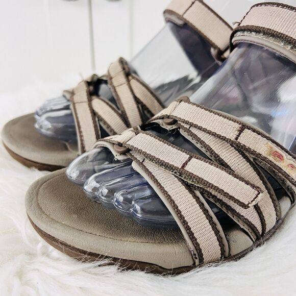 Teva Tirra Beige Strappy Multi Purpose Sandals Shocpad Hiking Outdoors - Size 6 - Picture 2 of 9
